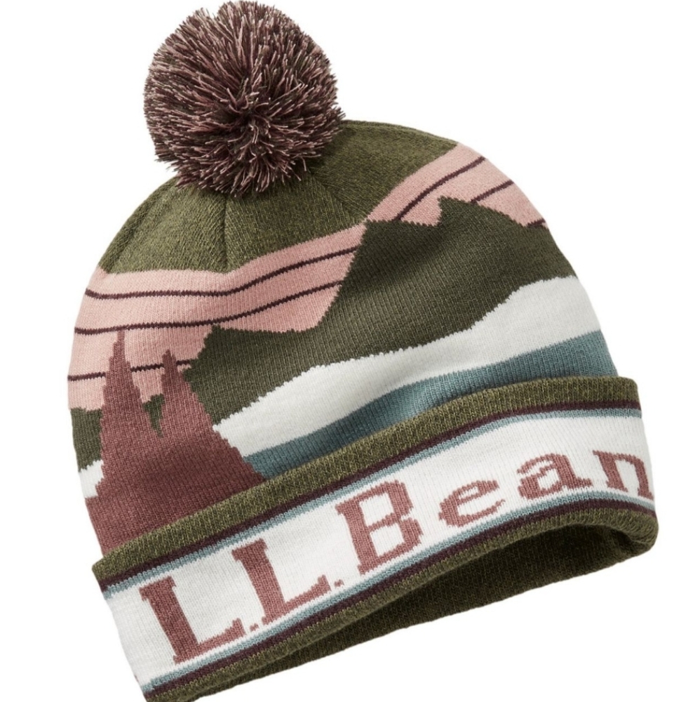 L.L. Bean Adult's Katahdin Pom Hat - Rain Forest